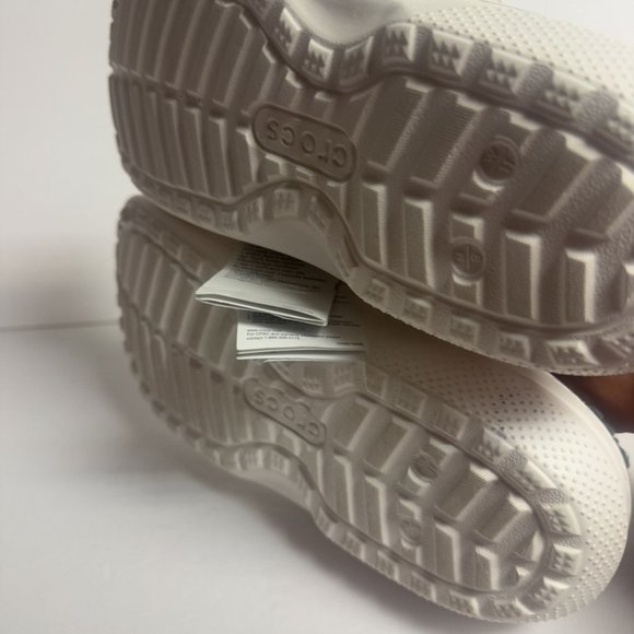 Crocs Womens Classic Lined Clog White Size 11 - Picture 5 of 6